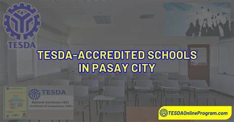 tesda pasay|TESDA Accredited Schools in PASAY CITY .